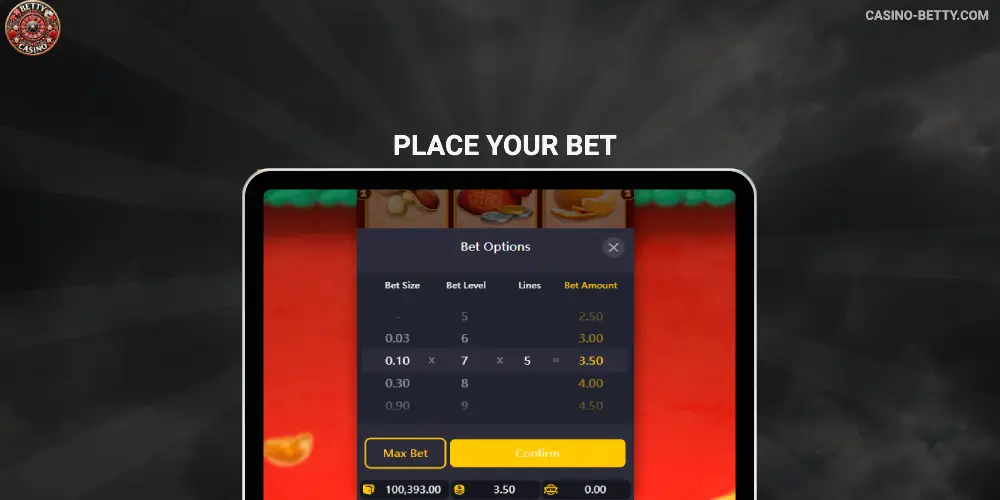 Place Your Bet Betty Casino