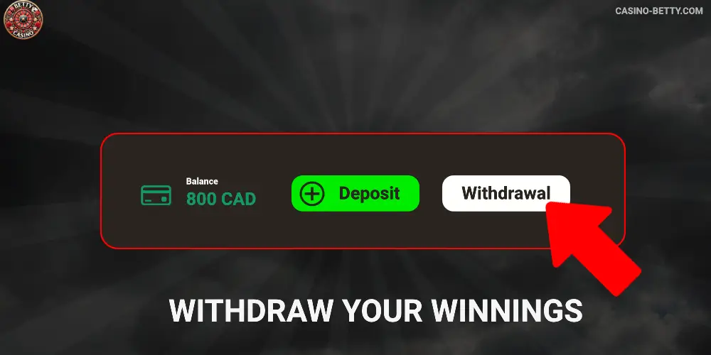 Withdraw Your Winnings Betty Casino