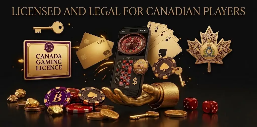 Fully licensed and legal for Canadian players